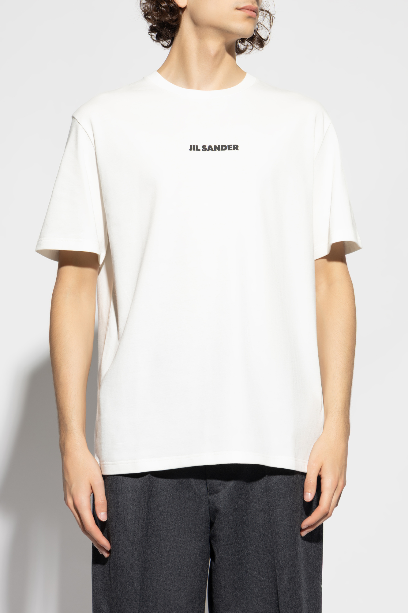 White T-shirt with logo JIL SANDER - Vitkac Canada
